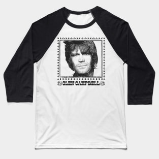 Glen Campbell / Retro Style Fan Design Baseball T-Shirt